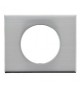 Plaque mat 1 poste inox brossé