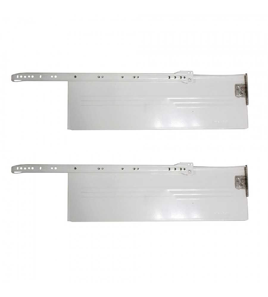 Guide tiroir blanc longueur 500 mm