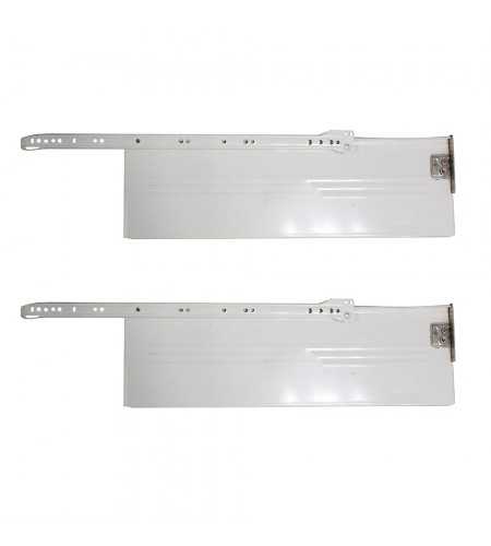 Guide tiroir blanc longueur 500 mm