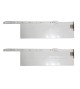 Guide tiroir blanc longueur 500 mm