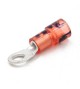 Cosse à oeil 0.5-1.5mm² borne 3.5mm rouge (bte100pcs)