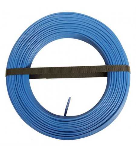 Câble isolé rigide HO7 V-U 1.5mm2 450-750 V bleu