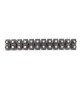 Barrette de connexion Nylbloc 25mm2 noir paquet de 10