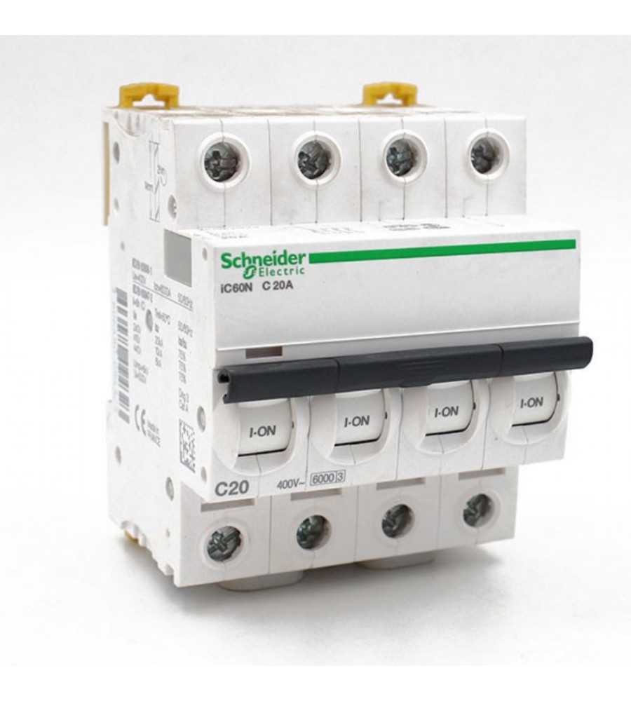 Disjoncteur Miniature Tétra iC60N 20A Courbe C Acti9