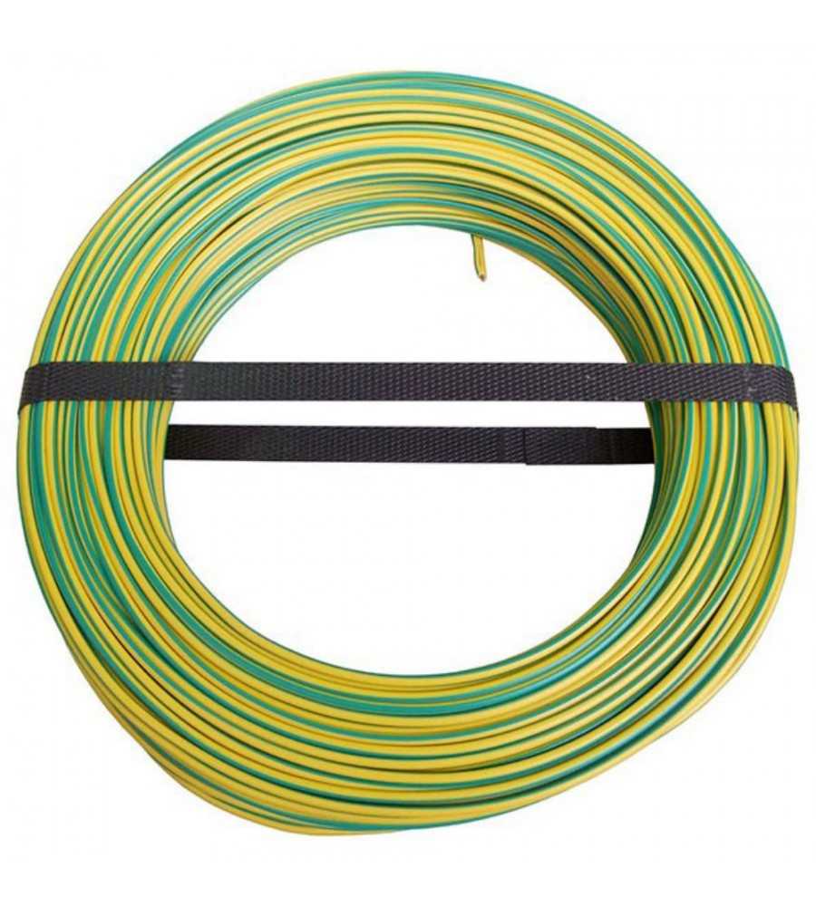 Cable isolé souple 2.5mm² v-j (100ml)