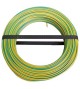 Cable isolé souple 2.5mm² v-j (100ml)