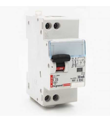 Disjoncteur différentiel 25A - 30 mA