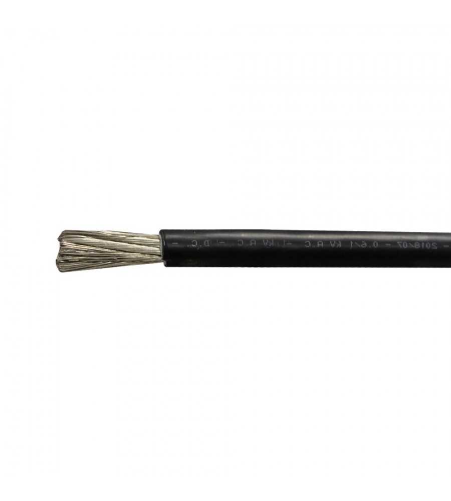 Cable solaire noir 25mm²-1000V