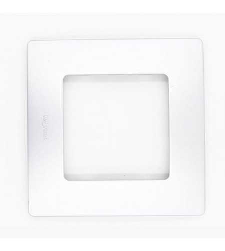 Plaque de finition NILOE 1 poste argent