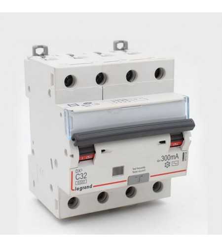 Disjoncteur différentiel 4P 32A 300mA