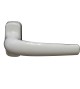 Bequille alu verni blanc