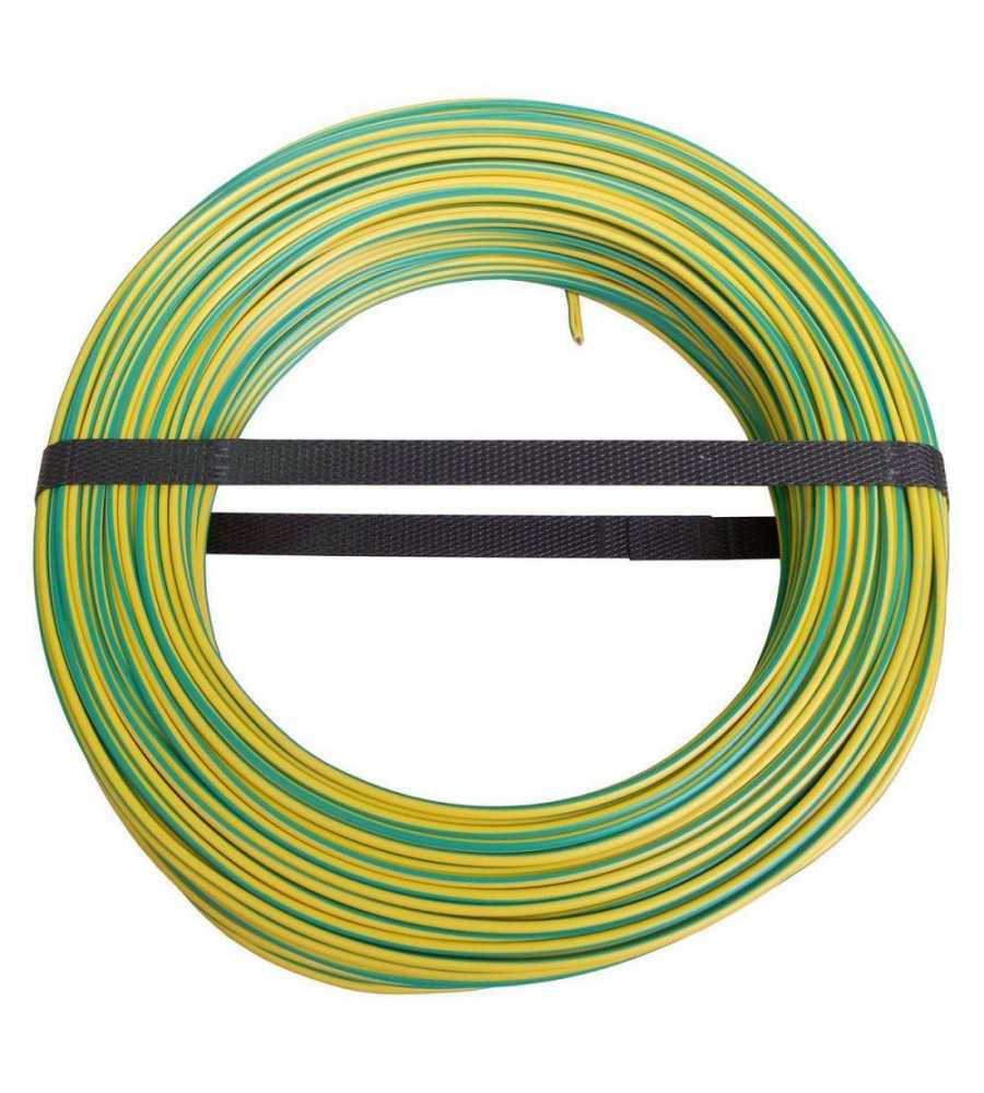 Cable isolé souple 1.5mm² v-j (100ml) *