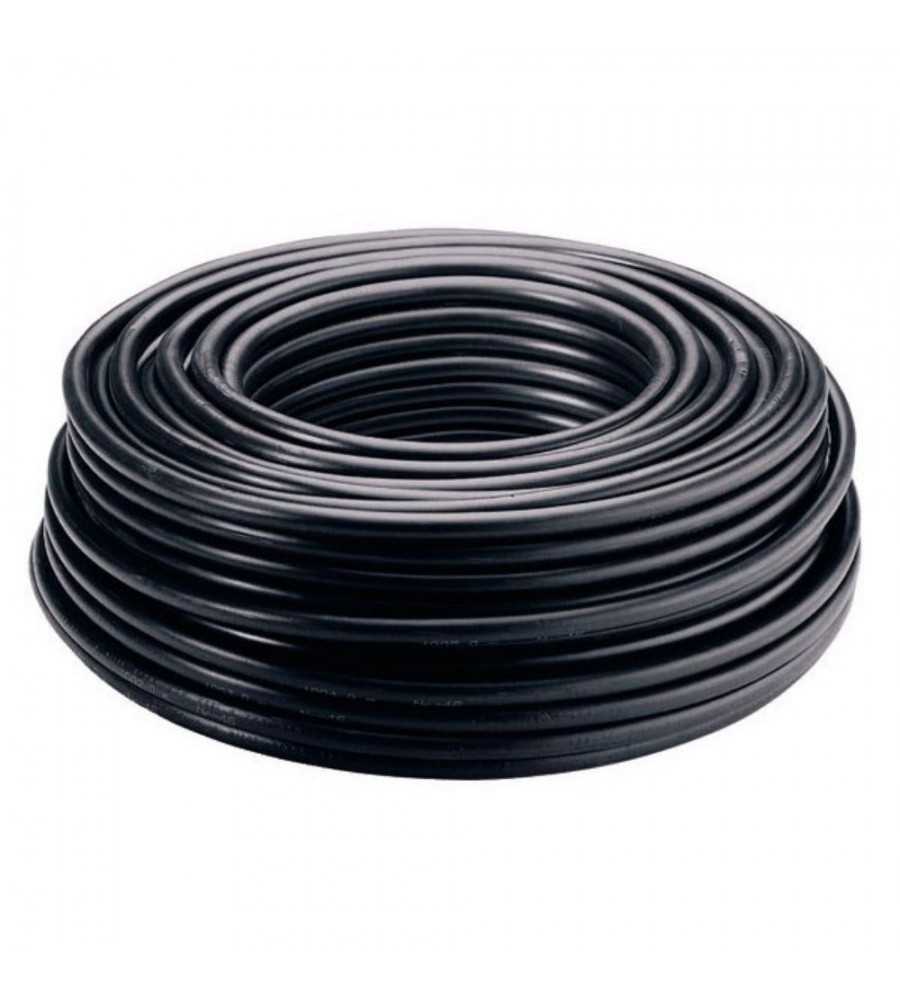 Cable isolé souple 1.5mm² noir (100ml)