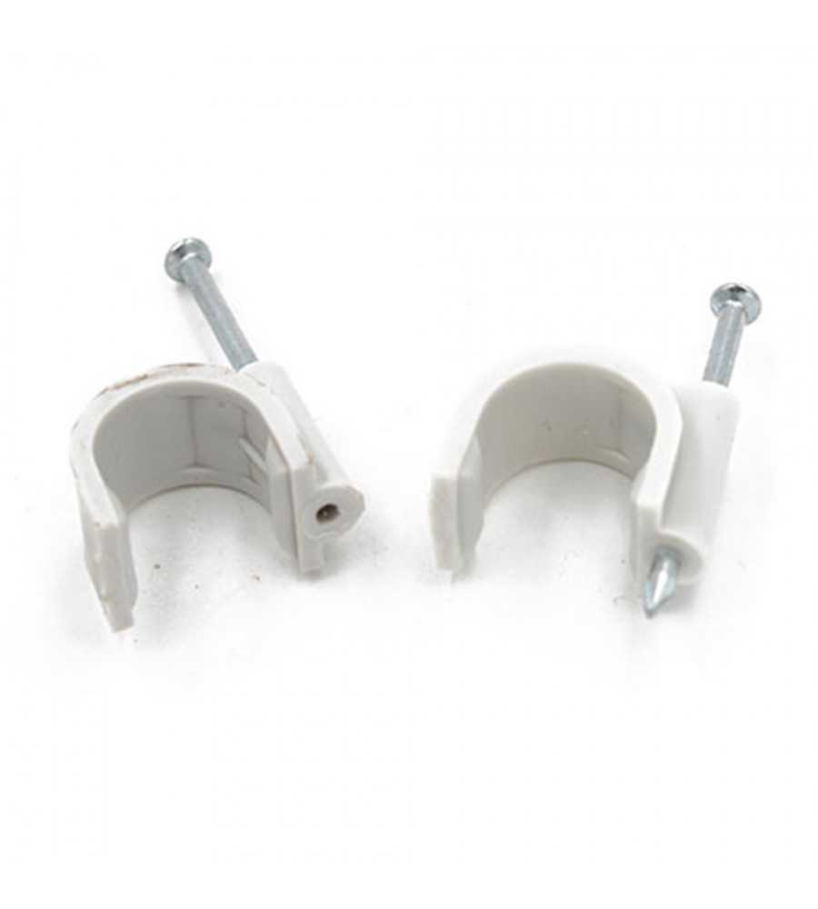 Attaches pontets Fixfor Inovac pour câble rond Ø16mm grise (boîte de 100)