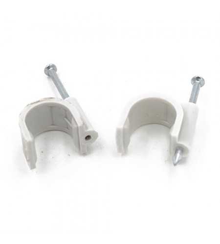 Attaches pontets Fixfor Inovac pour câble rond Ø16mm grise (boîte de 100)
