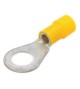 Cosse à oeil 2.5-6mm² borne 8mm jaune (bte100pcs)*(ex-470260