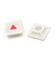 Embase adhésive 4.8mm nature (sachet100pcs)