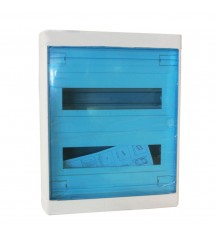 Porte transparente 24 modules*