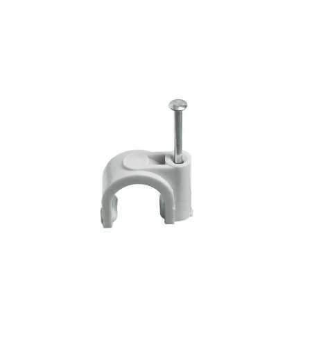 Attache Fixfor pour câble rond D9mm blanc