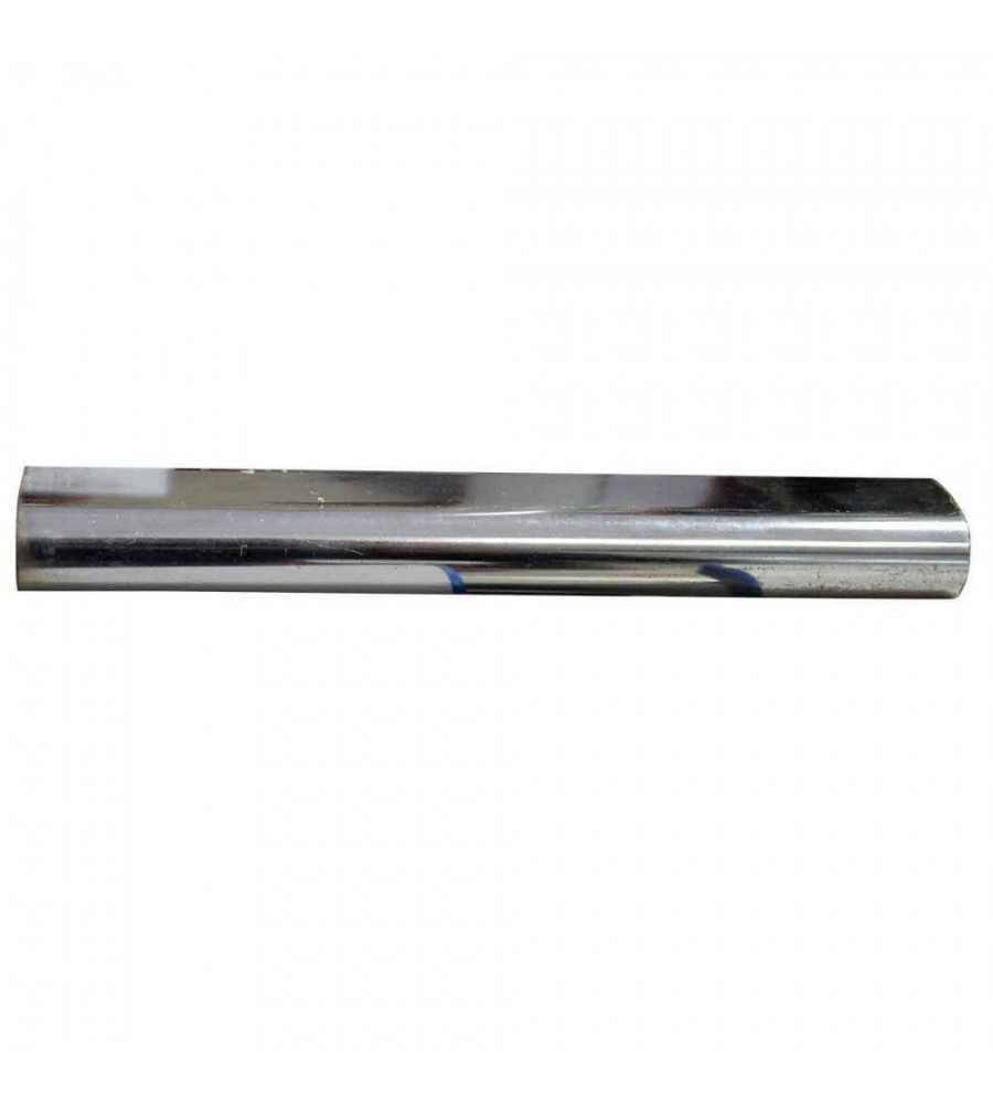 Tube penderie ovale 30x15x2500mm acier chromé