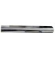 Tube penderie ovale 30x15x2500mm acier chromé