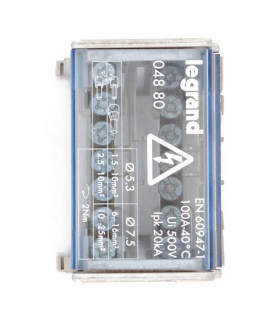 Repartiteur bipolaire 100A 4mod
