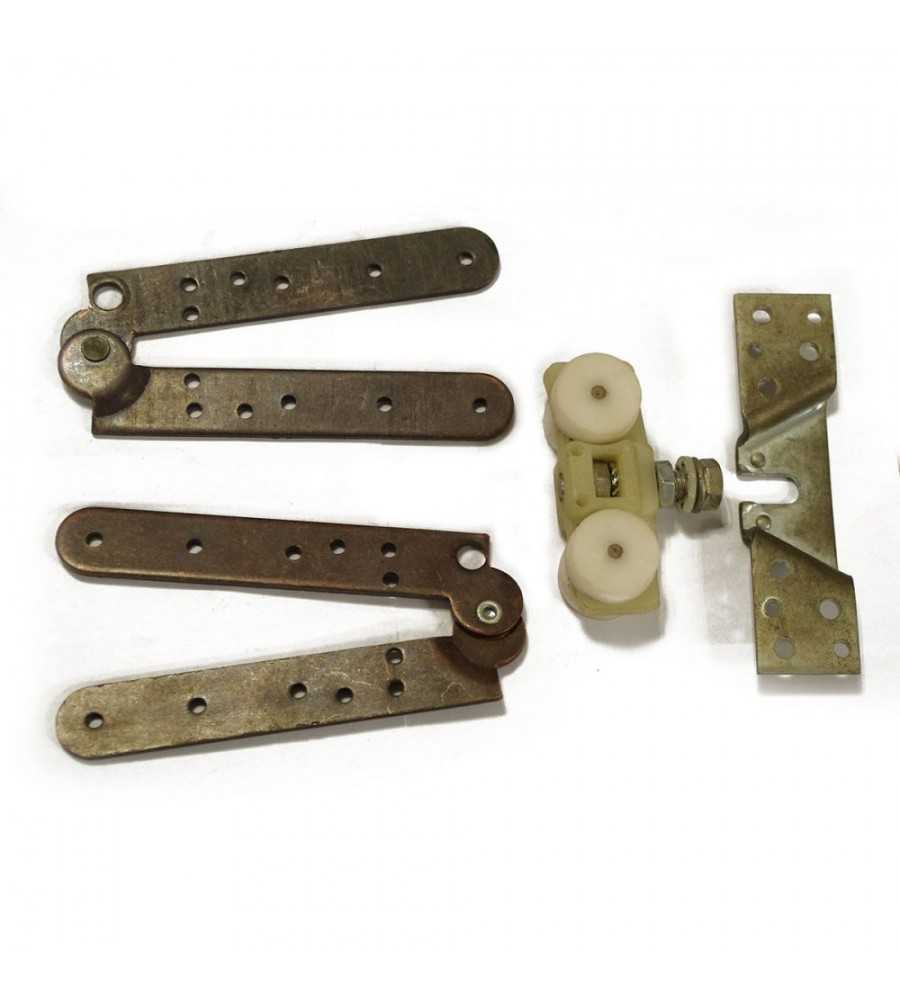 Ferrure de paroi porte pliante Häfele Slido D-Fold871 50K
