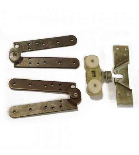 Ferrure de paroi porte pliante Häfele Slido D-Fold871 50K