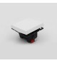 Va et vient blanc 2 modules Mosaic 10AX 250V