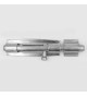 Verrou de box sans cadenas 100 mm Bichro