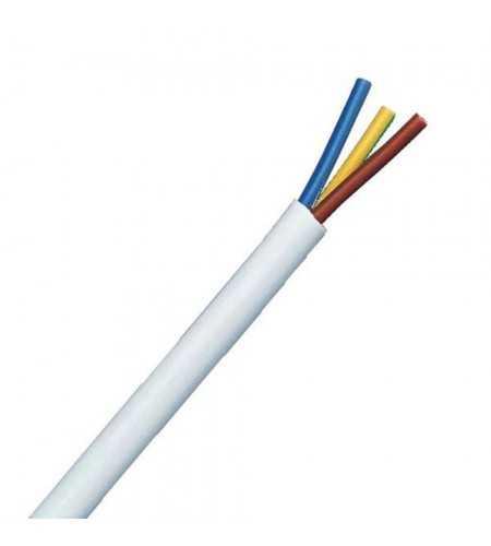 Cable souple blanc 3G2.5mm² (le ml)