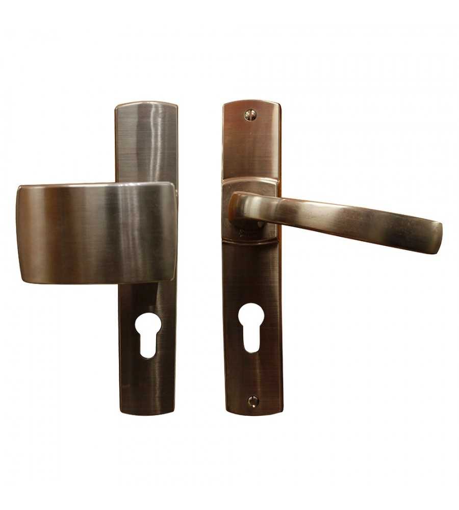 Ensemble de porteporte palière muze cylindre platine*