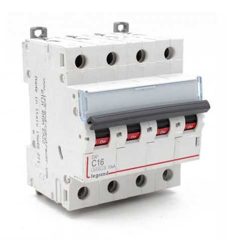 Disjoncteur DX 16A-4P*