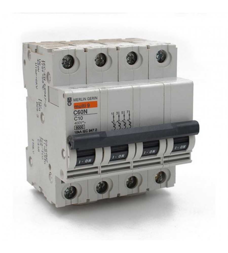 Disjoncteur C60N 4P 10A C (ex 24227)