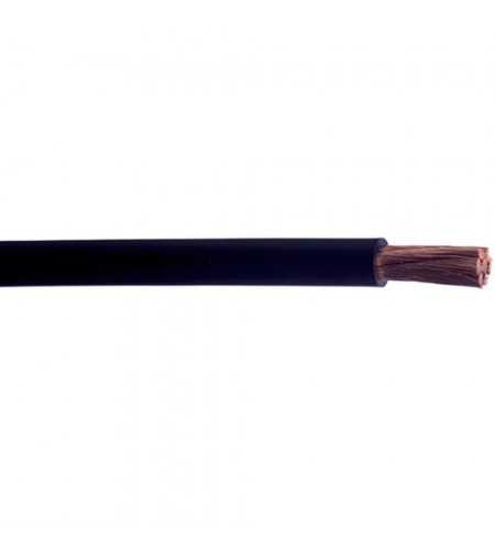 Cable isolé souple 10mm² noir (le ml)