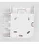 Angle plat 90° Mosaic 50 x 105mm blanc
