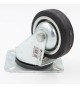 Roulette pivotante 100mm avec platine de fixation