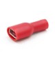 Clip femelle 6.3mm 0.5-1.5mm² isolé total rouge (bte100pcs)*