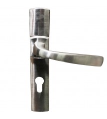 Ensemble de porteplaque muze cylindre platine