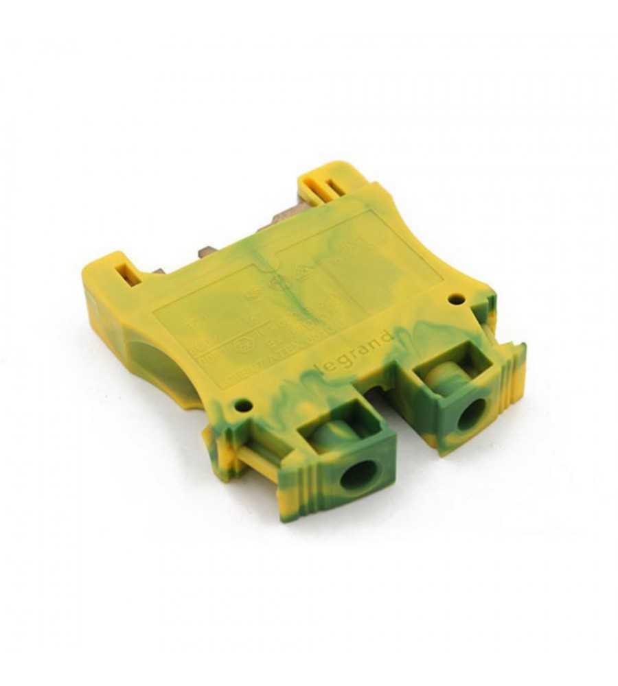Borne de jonction vert-jaune 16 mm²