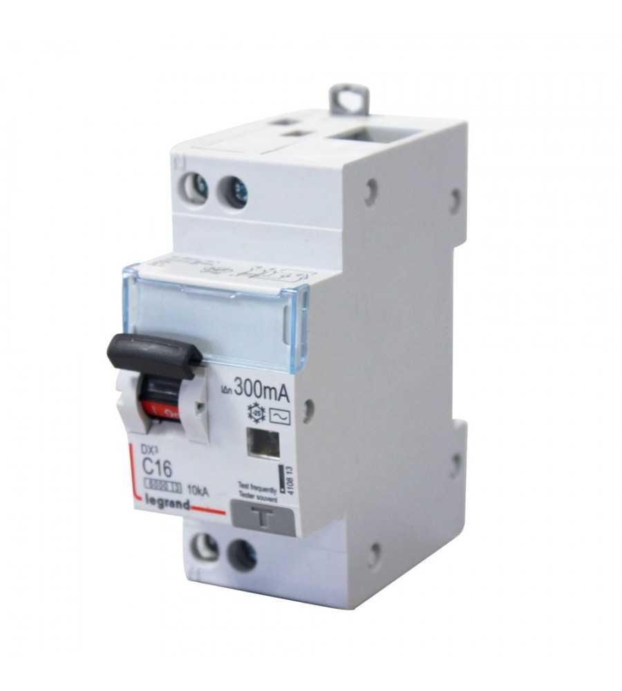 Disjoncteur différentiel monobloc DX3 16 A