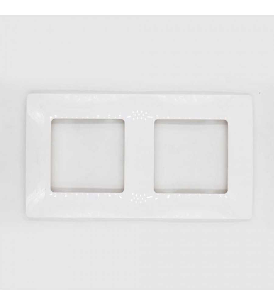 Niloe plaque double blanc