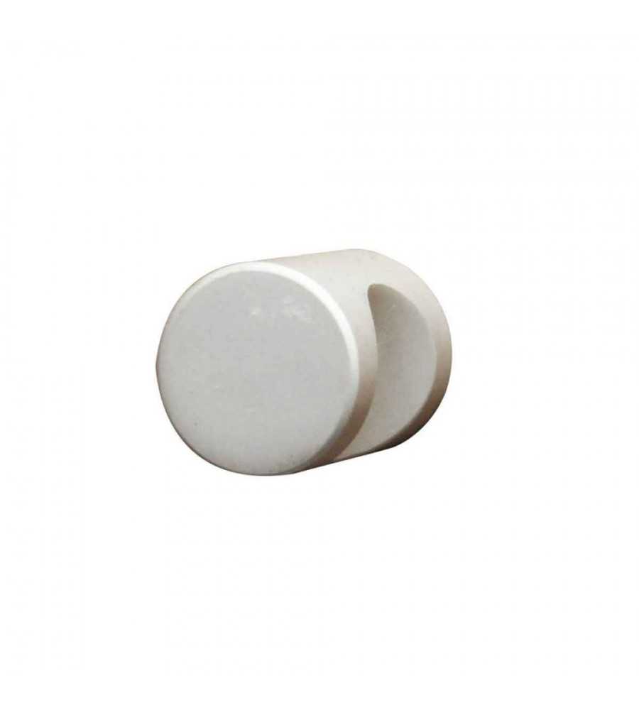 Bouton cylindre alu anodisé D15mm*