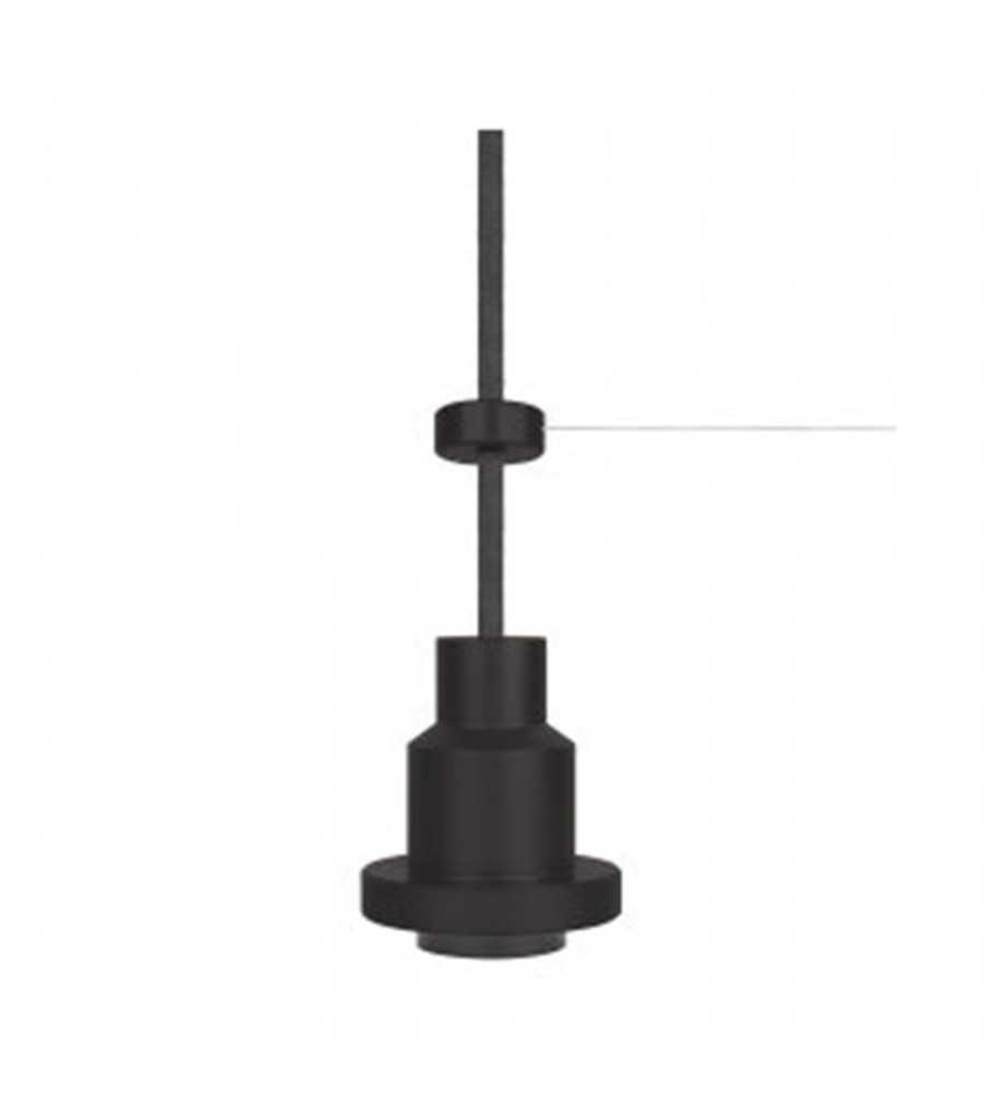 Pendulum suspension noir sans ampoule 3m E27 max 60w