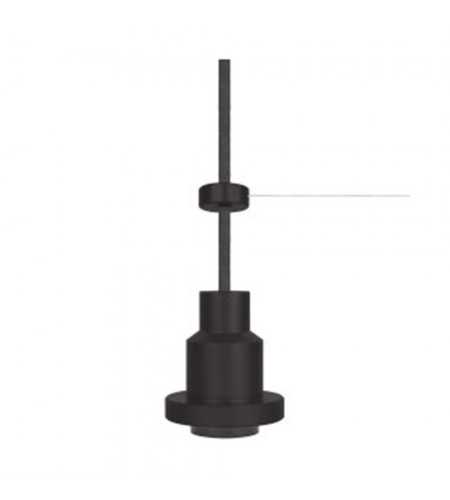 Pendulum suspension noir sans ampoule 3m E27 max 60w