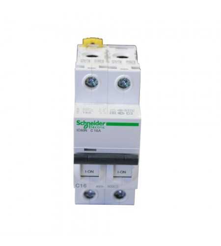 Disjoncteur iC60N 2P 16A Courbe C*