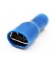 Clip femelle 6.3mm 1.0-2.5mm² isolé total bleu (bte100pcs)*