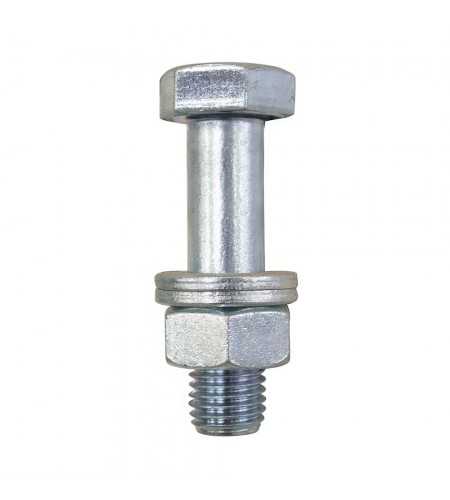 Boulon+écrou+2rond 20x80 (qualité 10-9) Zingué*