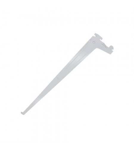 Console simple en acier pas de 35cm blanc