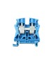 Bloc vissé-vissé 16mm² bleu*